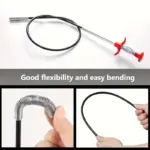 Flexible Grabber Pickup Tool, Snake Drain Hair Clog Remover, Plug Hole, Drain, Sink, Toilet 160cm.