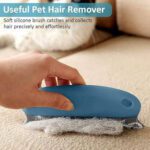 Pet Hair Remover Lint, Carpet Hair Remover, Reusable Animal Hair Remover, Easy to Clean Pet Fur from Carpet, Sofa and clothes...