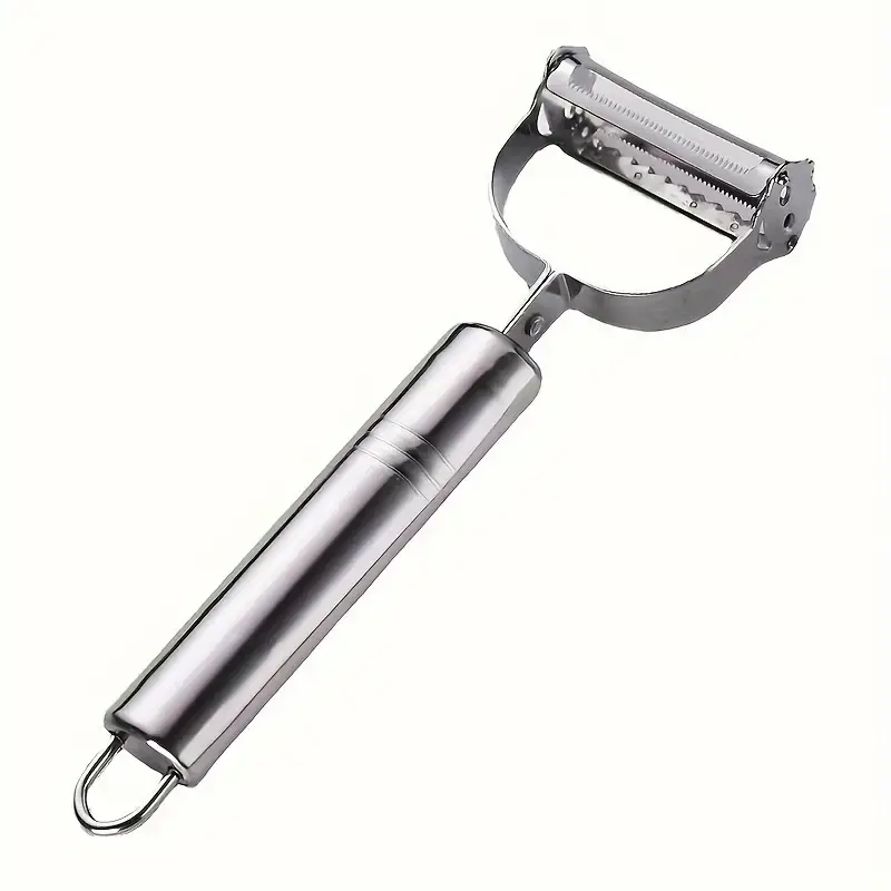 Stainless Steel Double-Sided Peeler, Multi Functional for Fruits and Vegetables