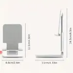 Desktop Mobile Phone Holder Stand for iPhone, iPad, Adjustable Tablet Table Cell Phone Stand.