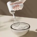Cordless Electric Hand Mixer, Stainless Steel Whisk.