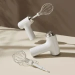 Cordless Electric Hand Mixer, Stainless Steel Whisk..