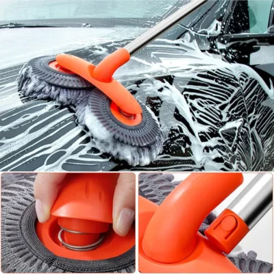 Cleaning Brush for Bathroom Kitchen Bathtub Toilet Cleaner All Purpose Shower Sponge with Ergonomic Handle...